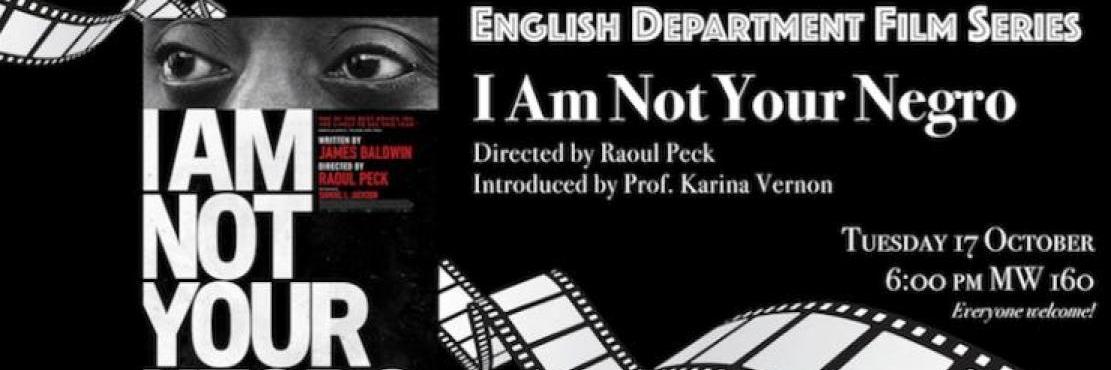 I Am Not Your Negro Department Film Screening