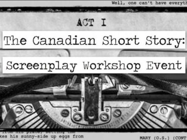 Nov 26: Screenplay Workshop Event 