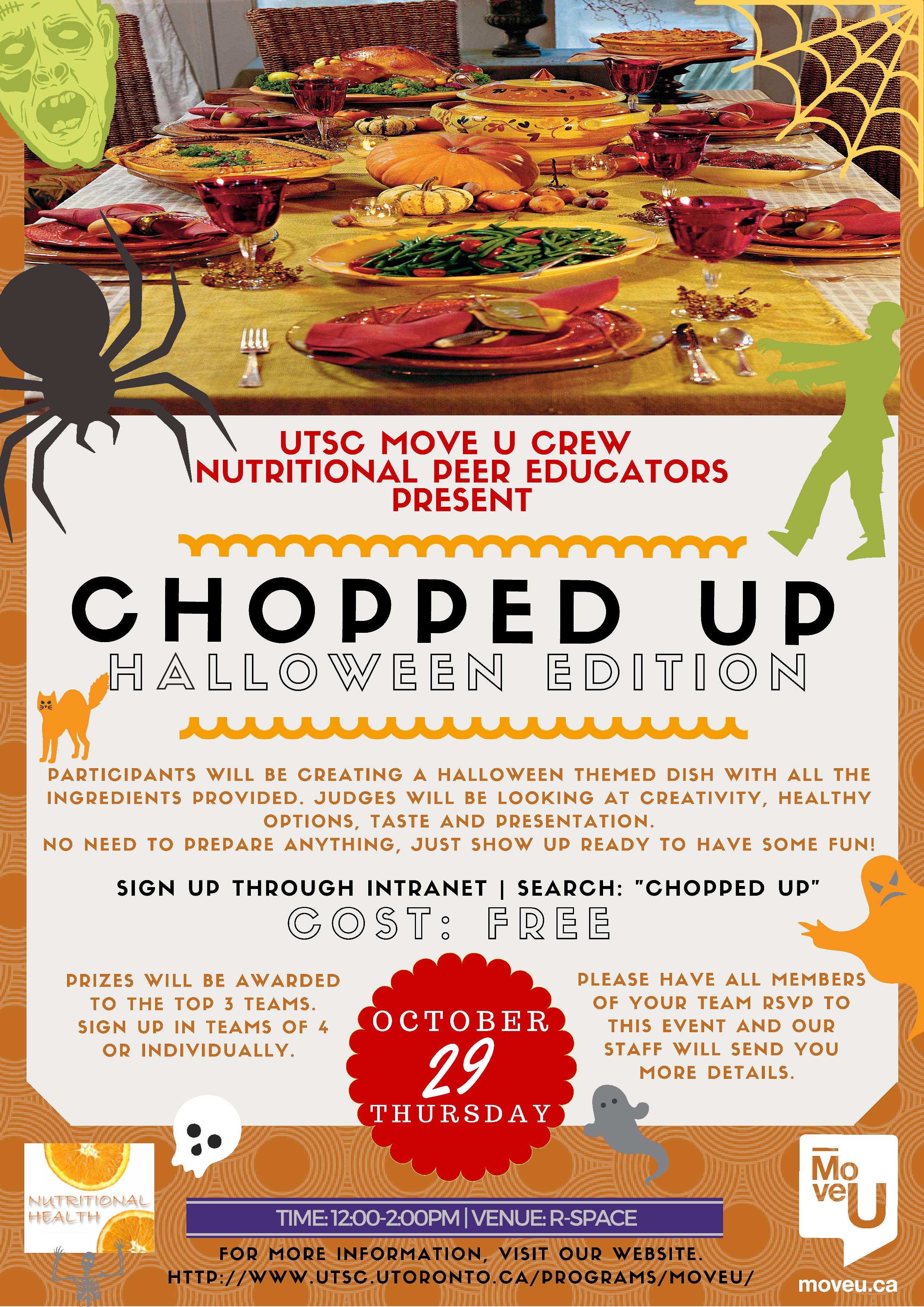 Chopped Up: Halloween Edition @ R-Space