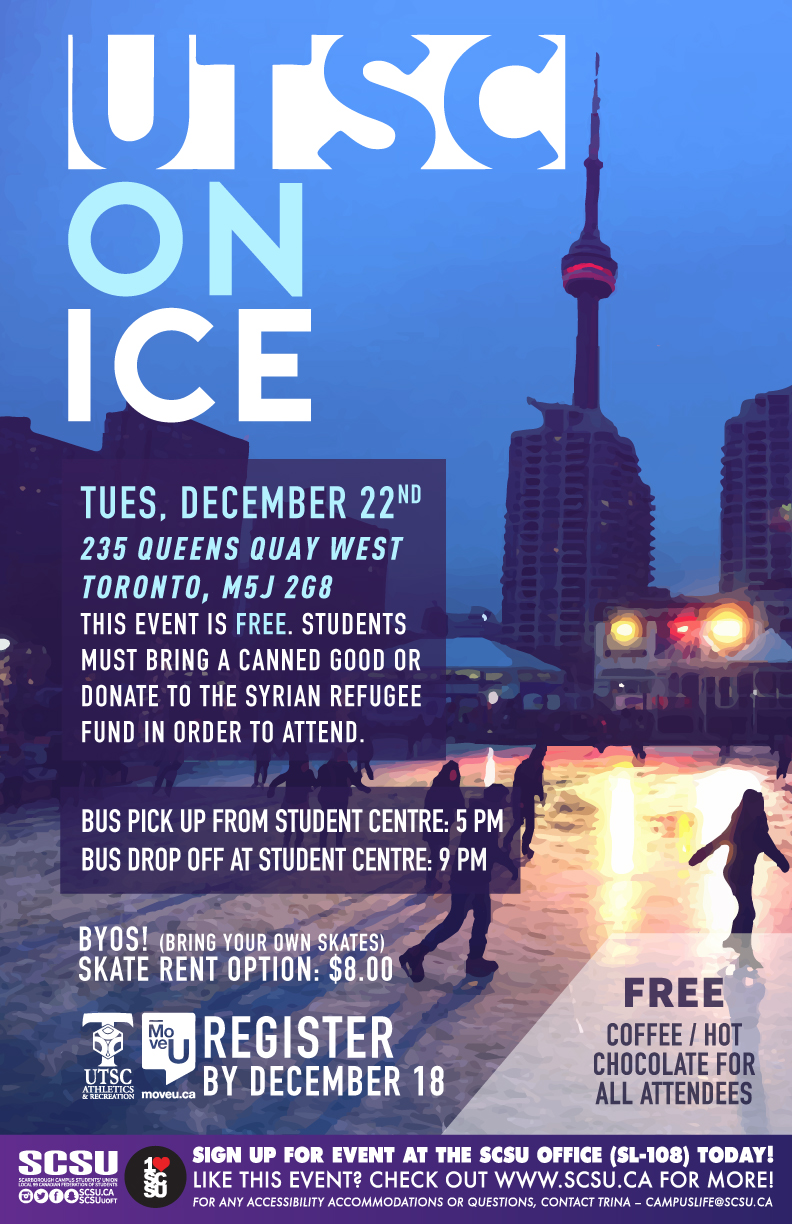 UTSC on Ice @ Harbourfront Outdoor Ice Rink | Toronto | Ontario | Canada