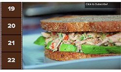tuna and avocado sandwich