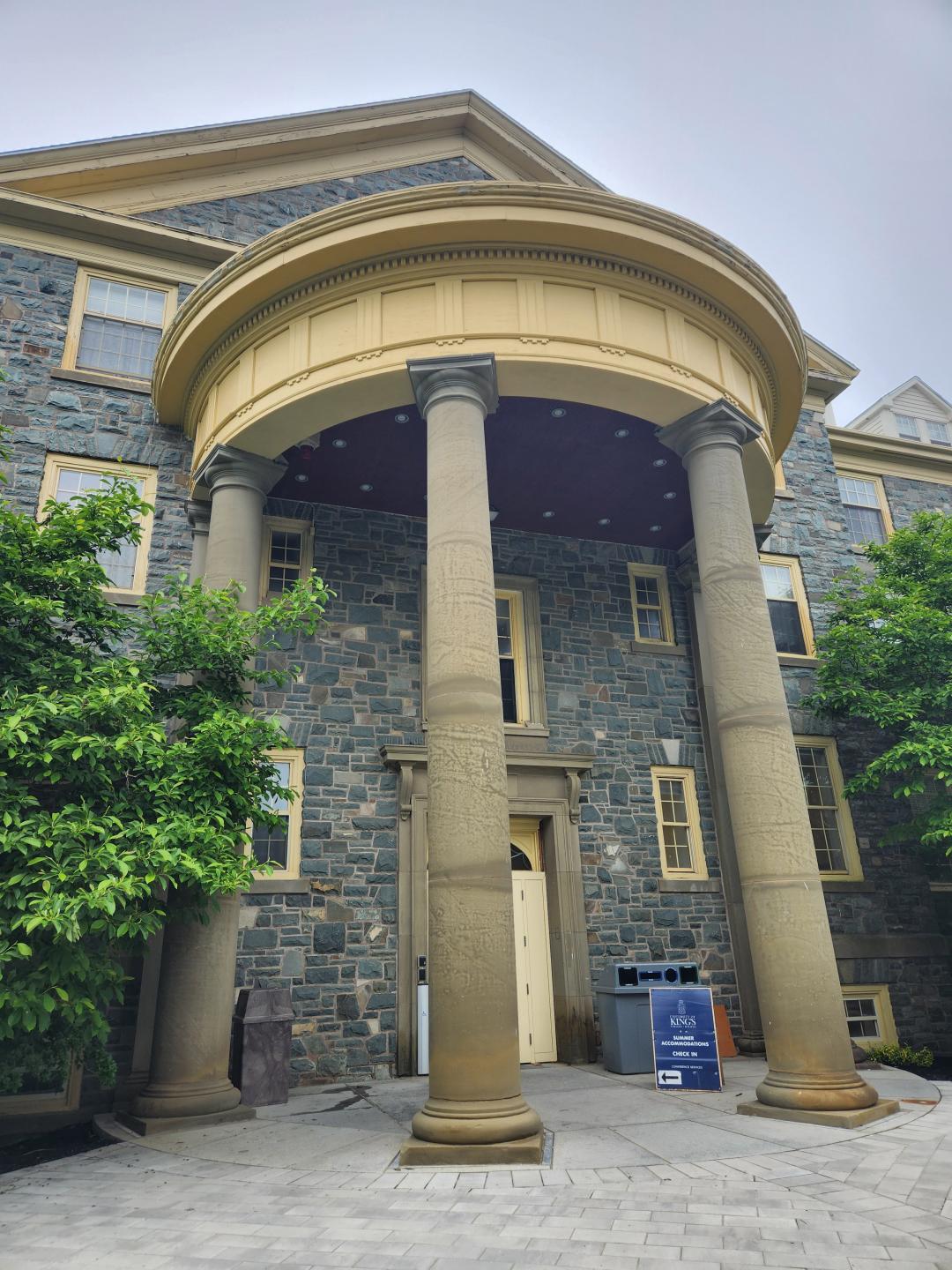 Entrance of the King’s Data School in Halifax