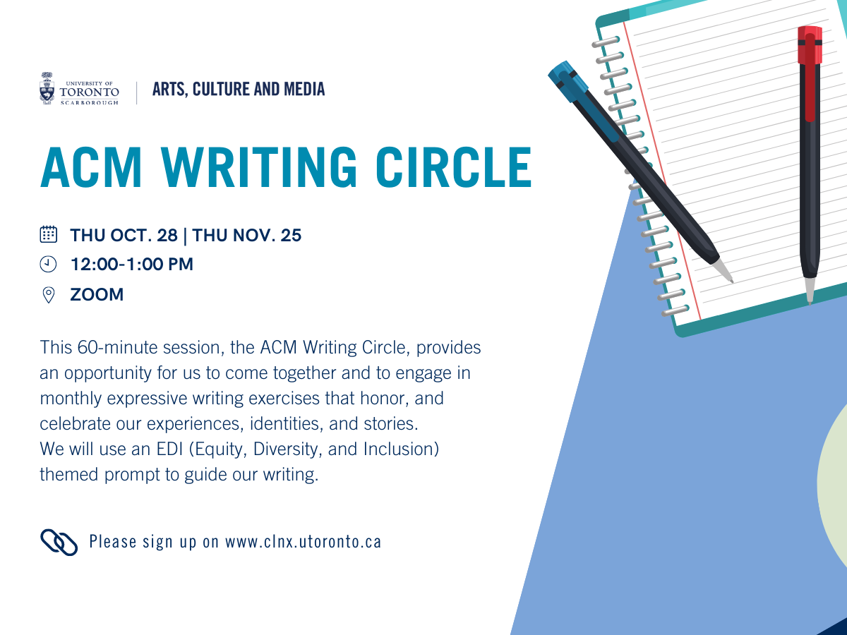 ACM Writing Circle Banner