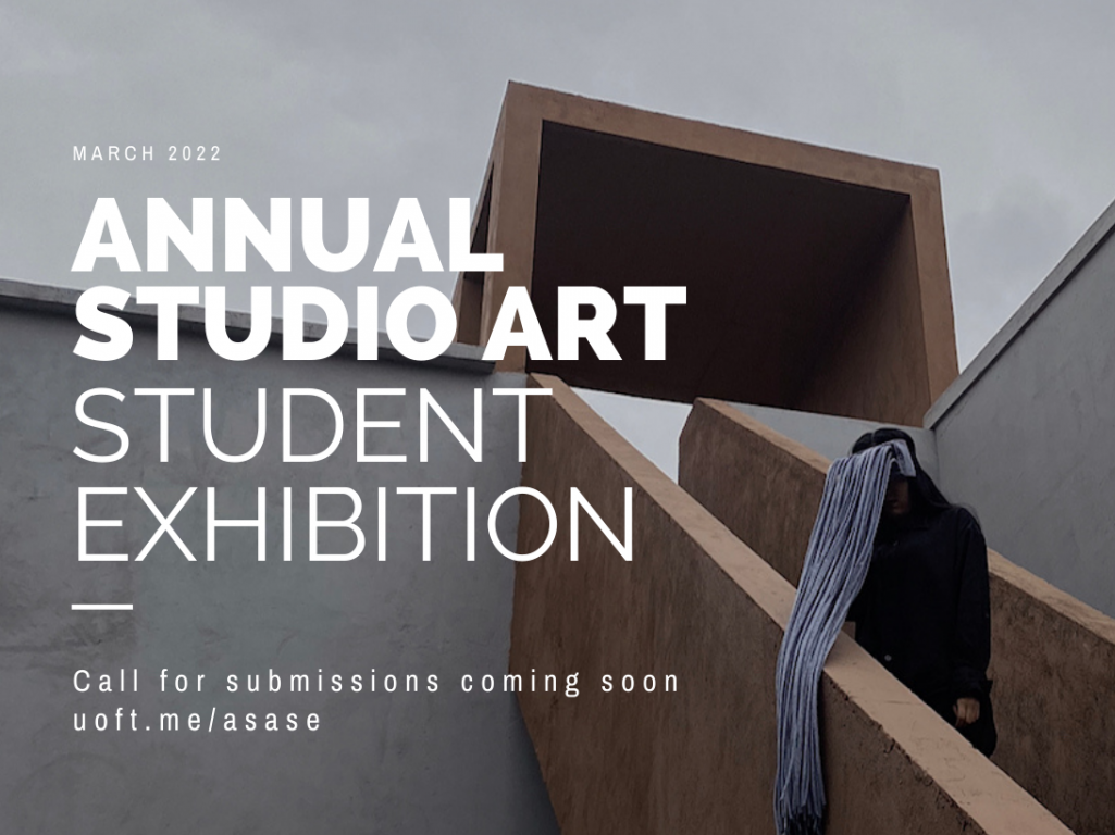 Annual Studio Art Student Exhibition 2022 poster