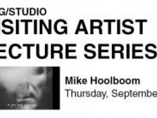 DMG/Studio Visiting Artist Lecture Series with Mike Hoolboom. Thursday September 22, 1-2 pm, BV340