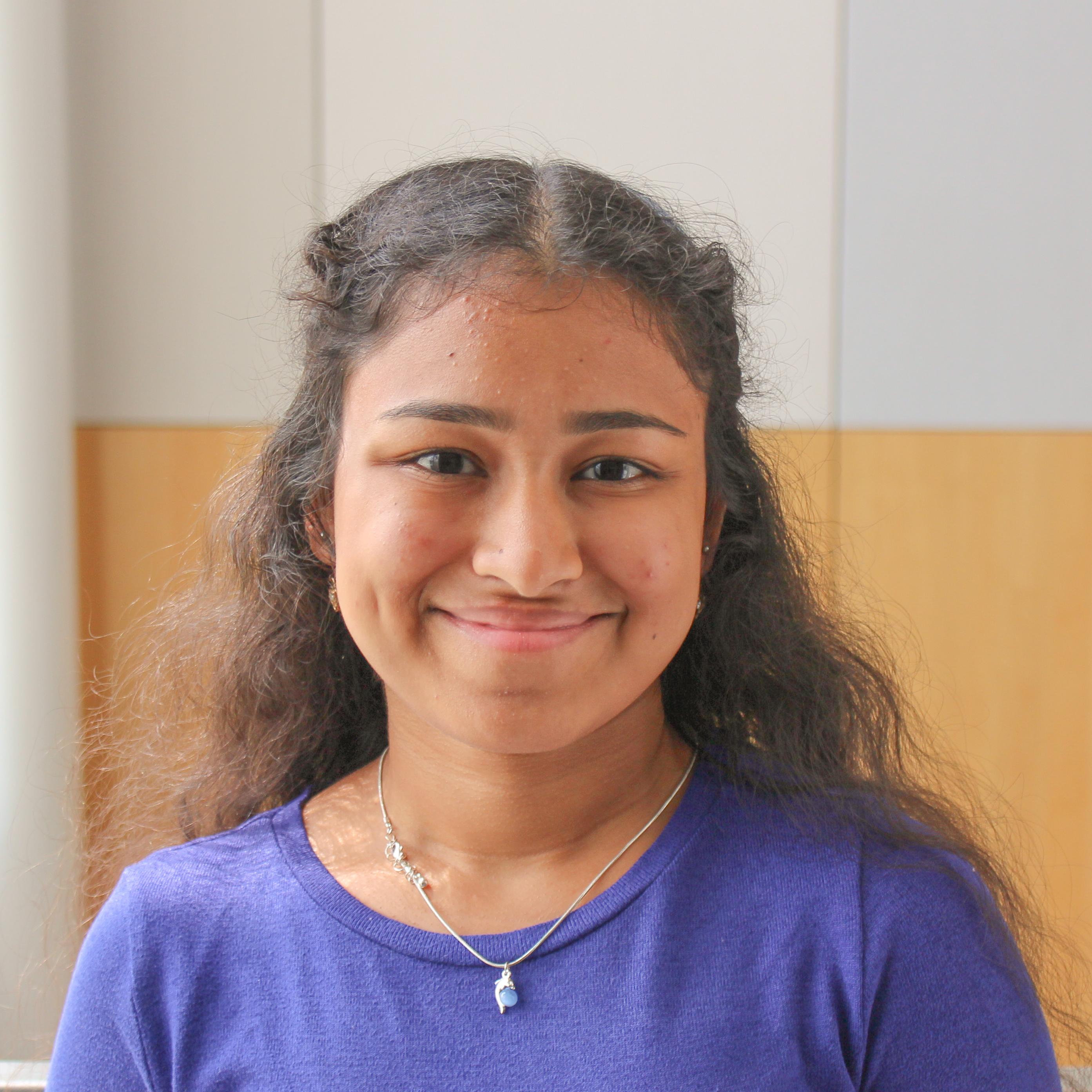 Ananya B., Biochemistry and Music & Culture student