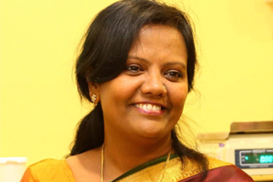 Professor Parveen Sultana, smiling