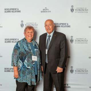 UTSC alums Shirley and Mike Criscione