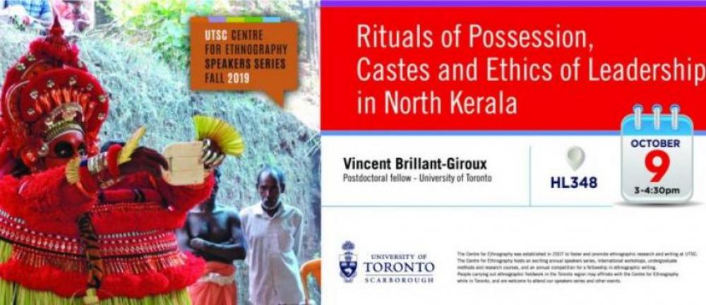 Rituals of Posession, Castes and Ethics of Leadership in North Kerala