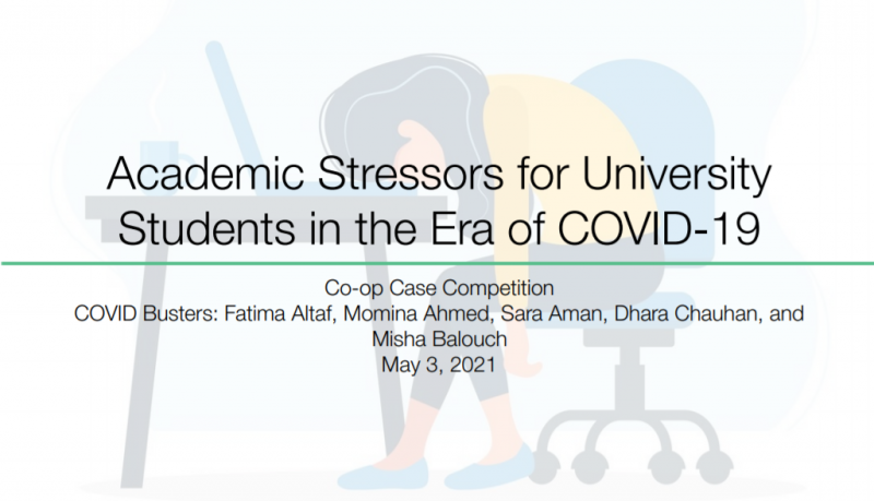 Academic Stressors for University Students in the Era of COVID-19.