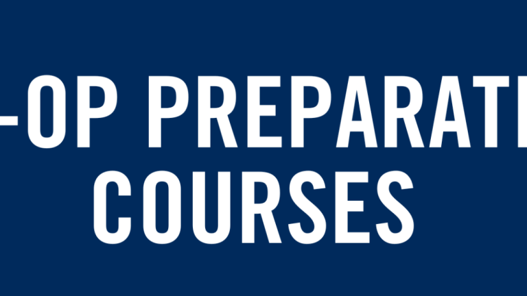 Co-op Preperation Courses
