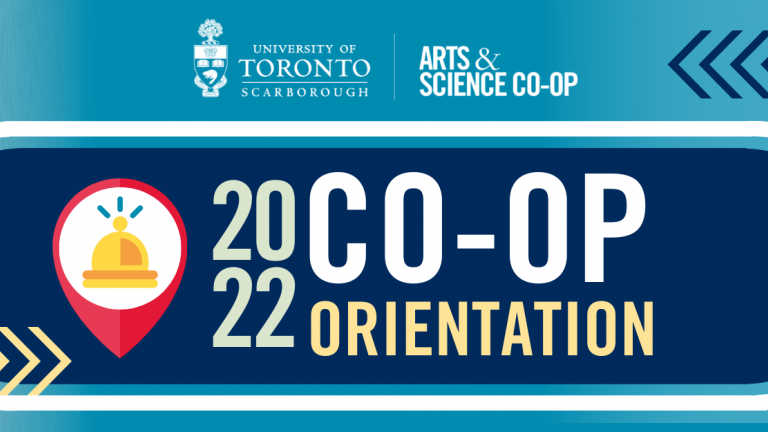 20212 Co-op Orientation text with bell icon