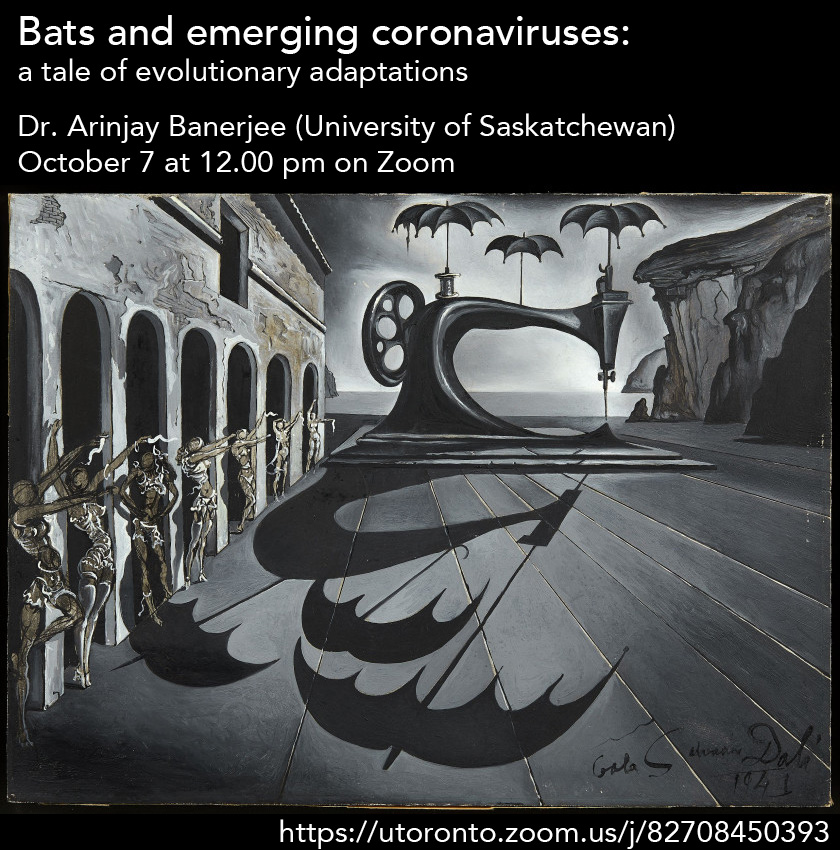 Bats and emerging coronaviruses: a tale of evolutionary adaptations - Presented by Dr. Arinjay Banerjee