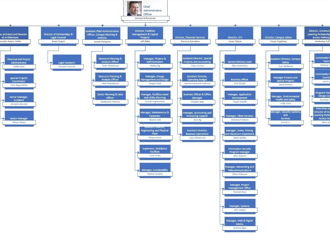 BOSA Team Organizational Chart