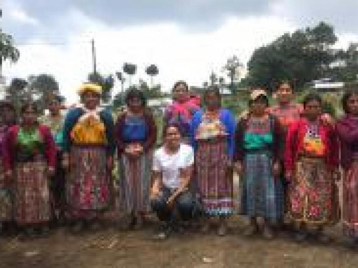 Chantal on placement in Guatemala