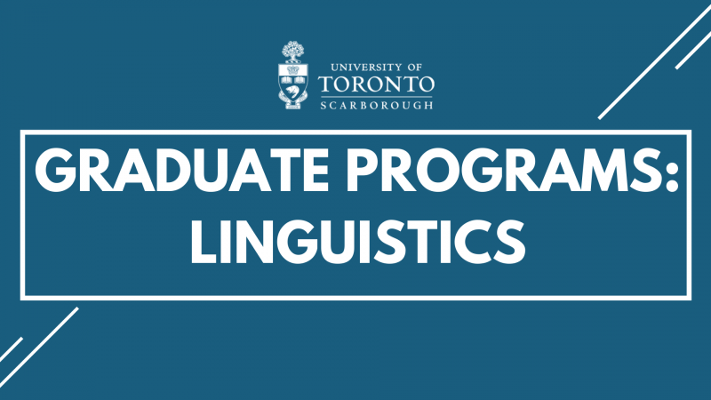 Graduate Programs in Linguistics