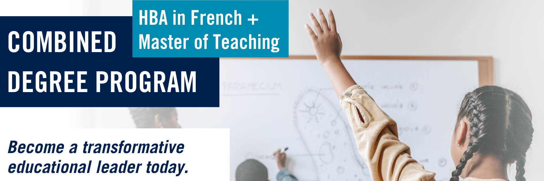 HBA in French + Master of Teaching