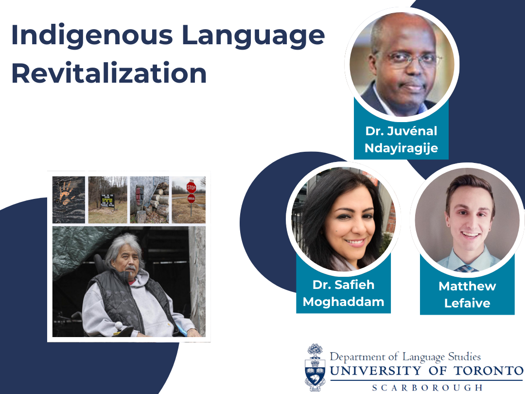 Indigenous Language Revitalization - Dr. Juvenal Ndayiragije, Dr. Safieh Moghaddam, Matthew Lefaive