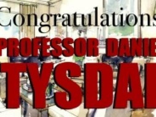 Congratulations Professor Tysdal 