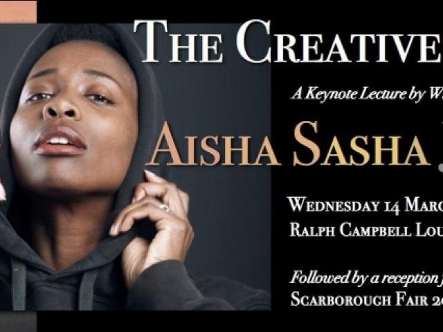 Mar 14: Aisha Sasha John Keynote + ScarFair Launch 