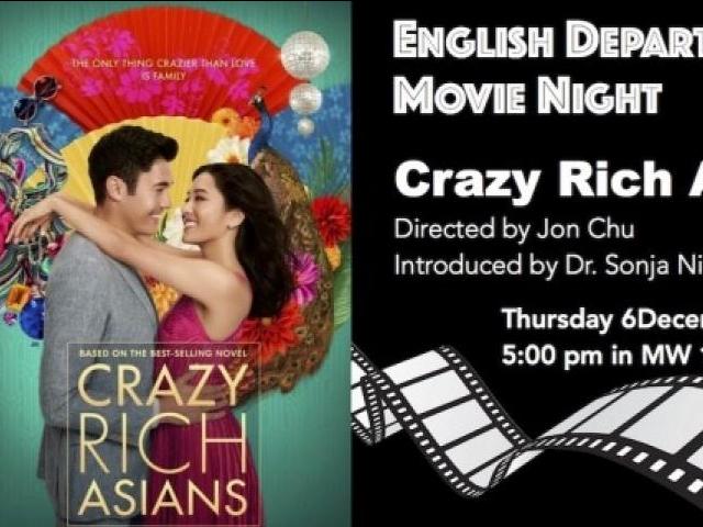 Dec 6: Crazy Rich Asians Film Screening