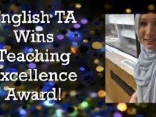 ENGA01 TA Wins Teaching Award 