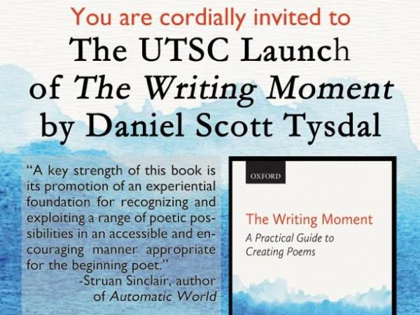 UTSC writing moment launch poster