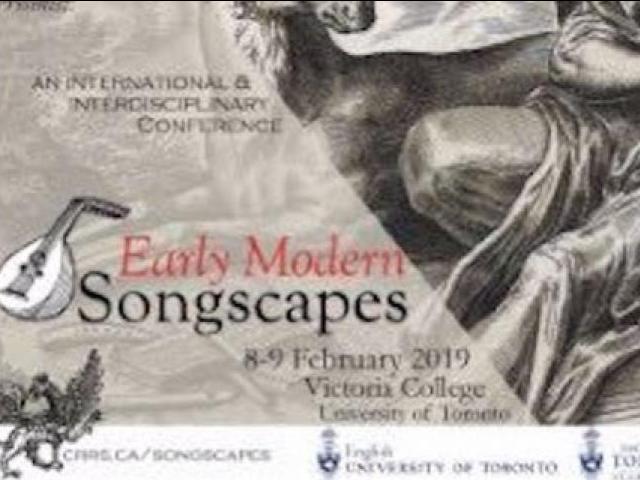 Feb 8 & 9: Early Modern Songscapes 