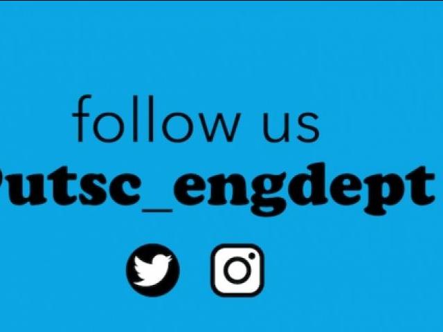 UTSC English Department Social Media 