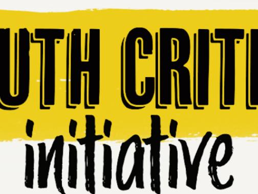 Yellow and black "Youth Critics Initiative" header