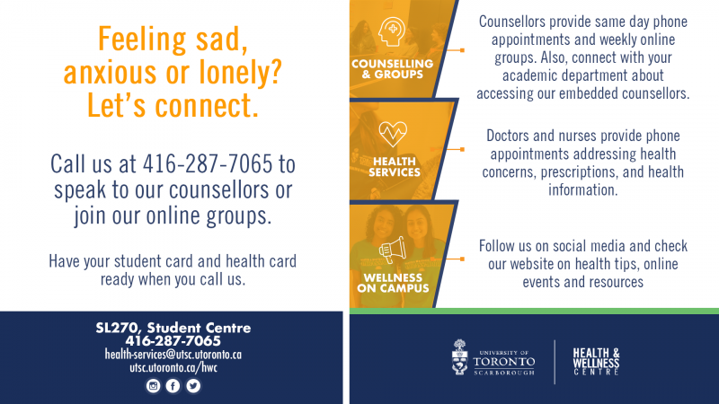 A counselling infographic