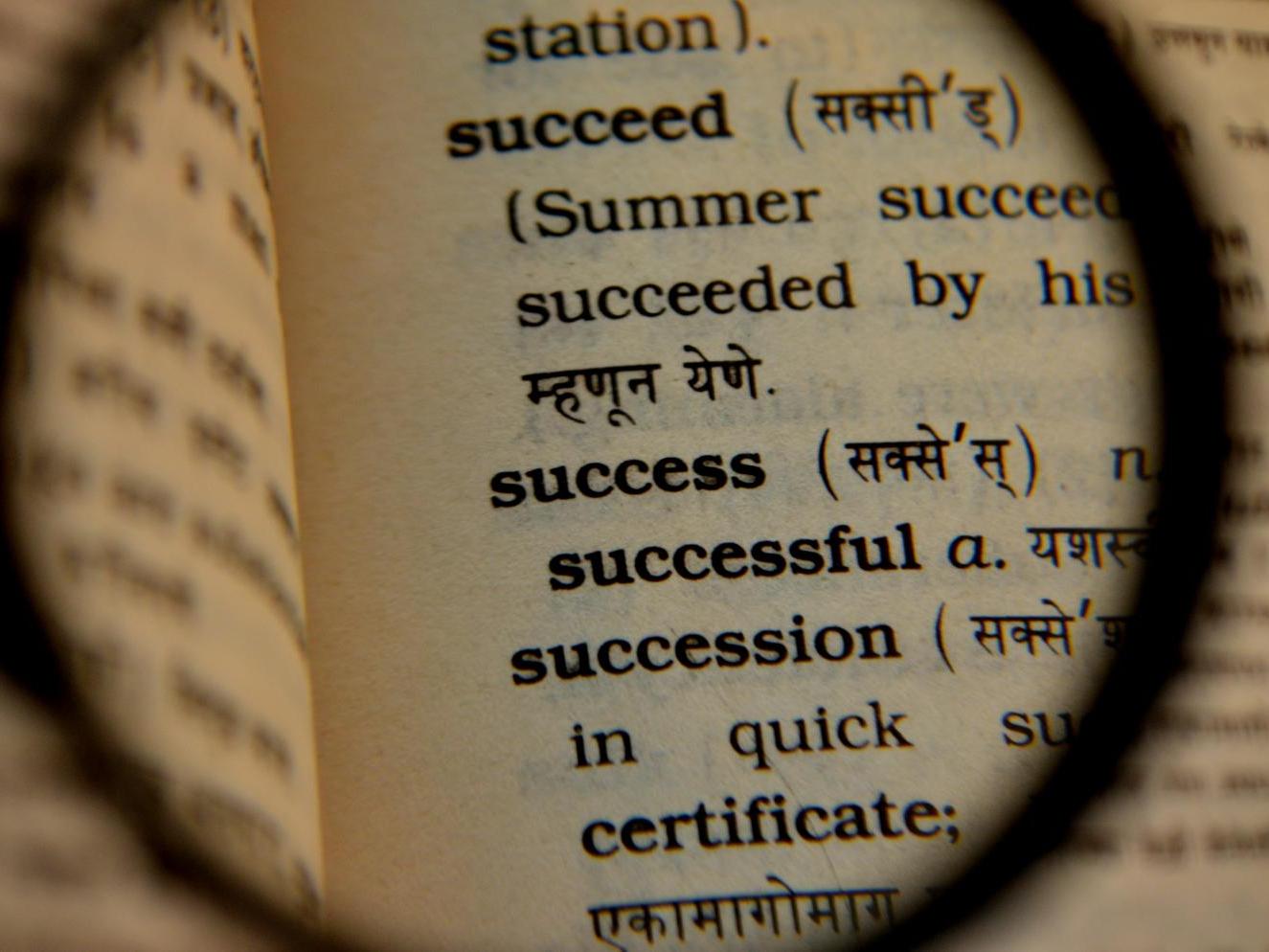 success in different languages in a page