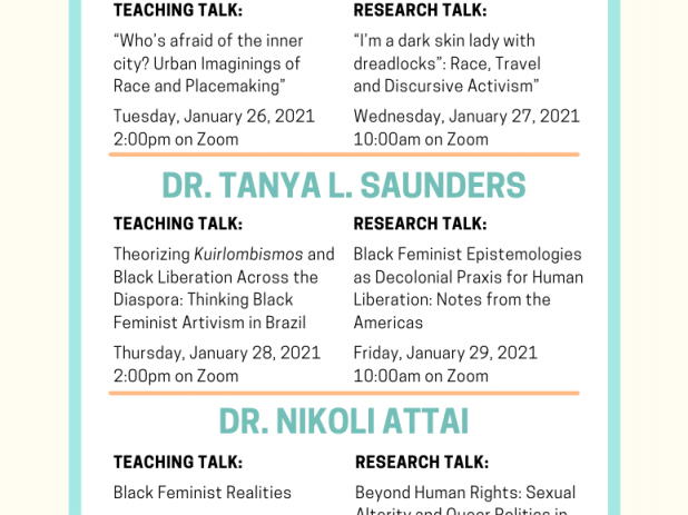 Virtual Campus Visits for Associate Professor of Black Feminist Histories and Thought Candidates