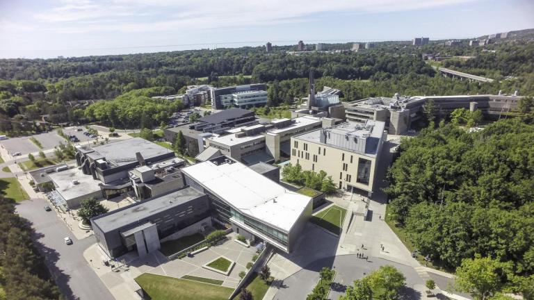 aerial view of utsc campus
