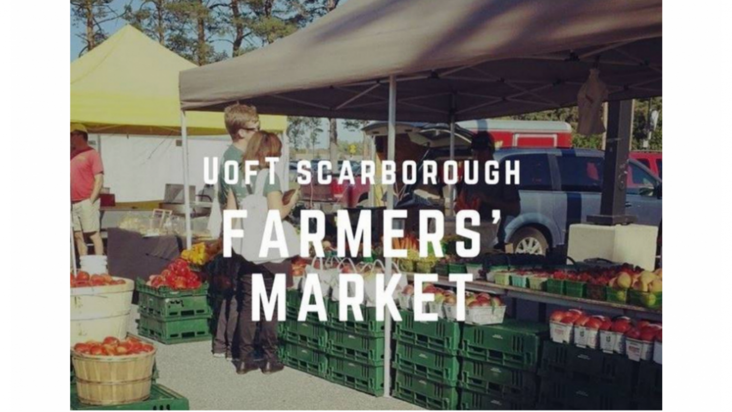 The Farmer’s Market brings local farmers, producers and artisans to campus, connecting them with customers on campus and in the community.