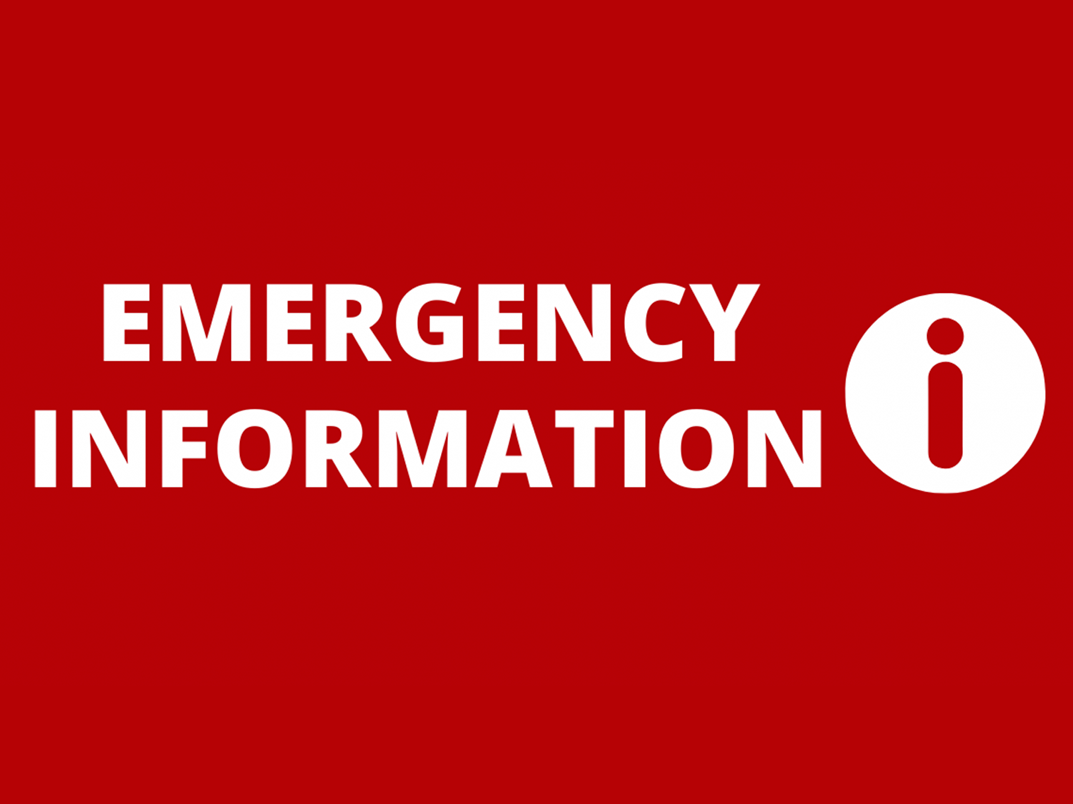 emergency information!