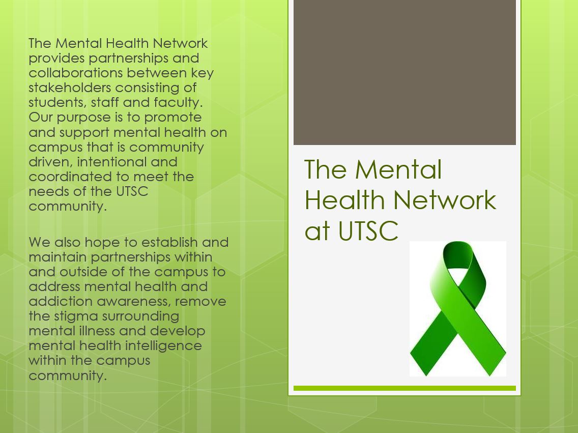 Mental health network powerpoint