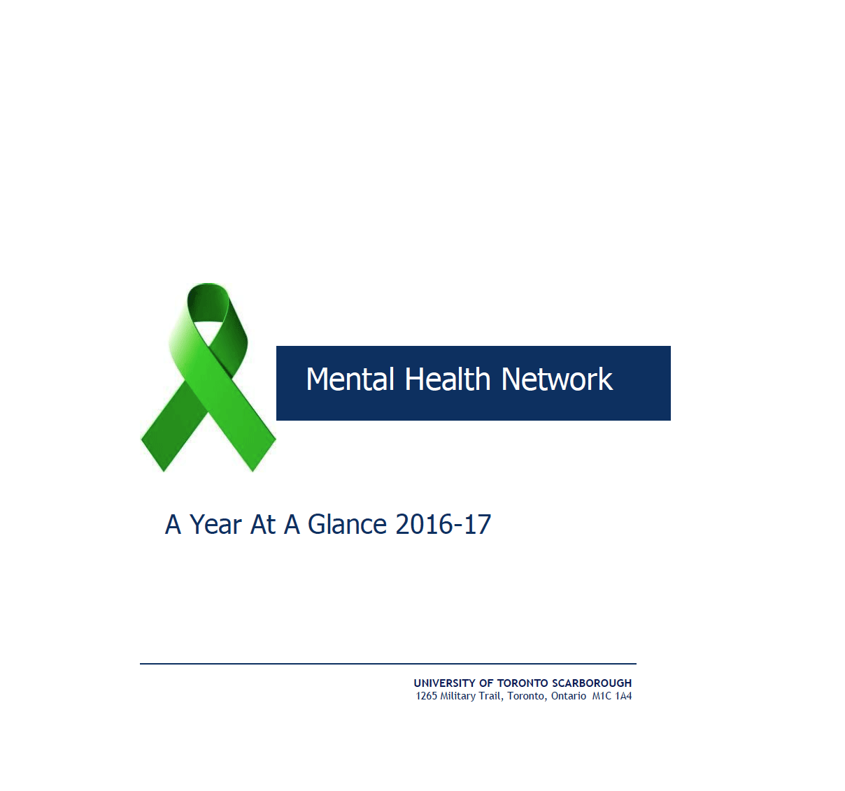 mental health network a year at a glance 2016-17