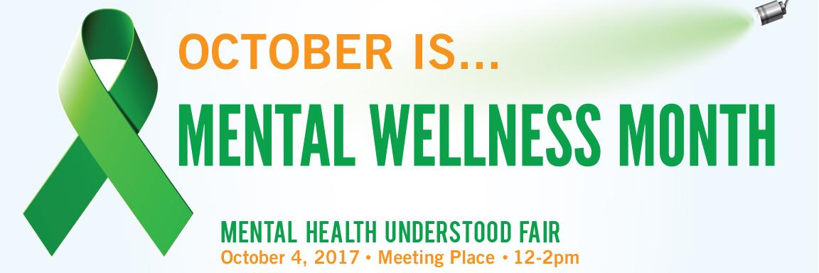 mental wellness month - october