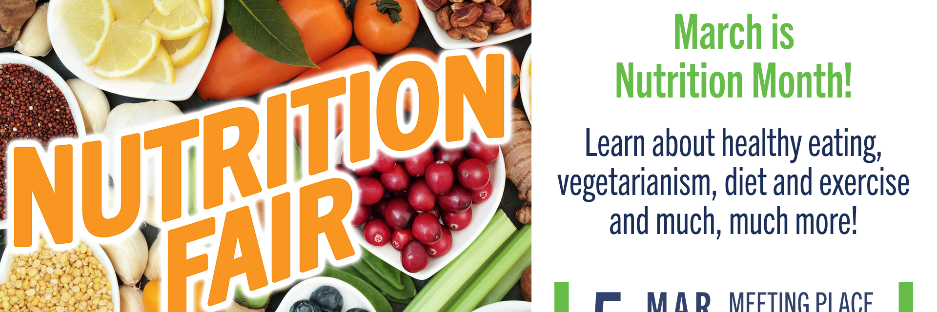 nutrition fair banner