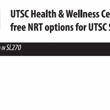 UTSC Health & wellness Free NRT options