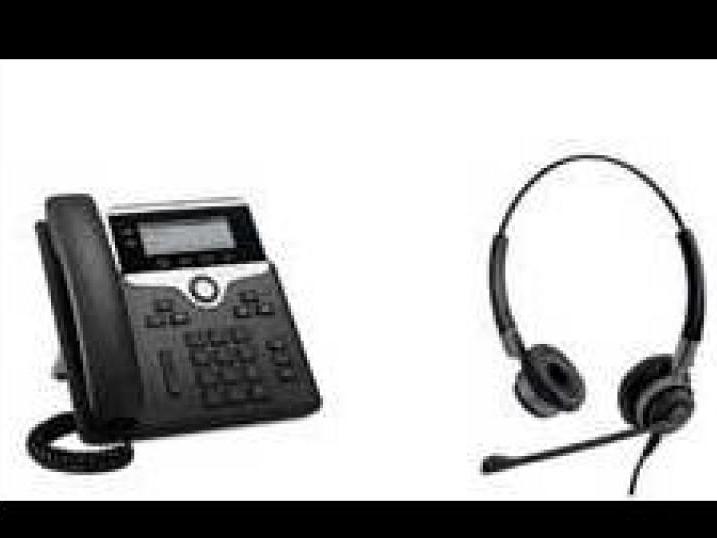 headset and voip phone