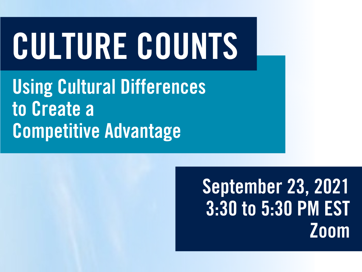 Culture Counts Event