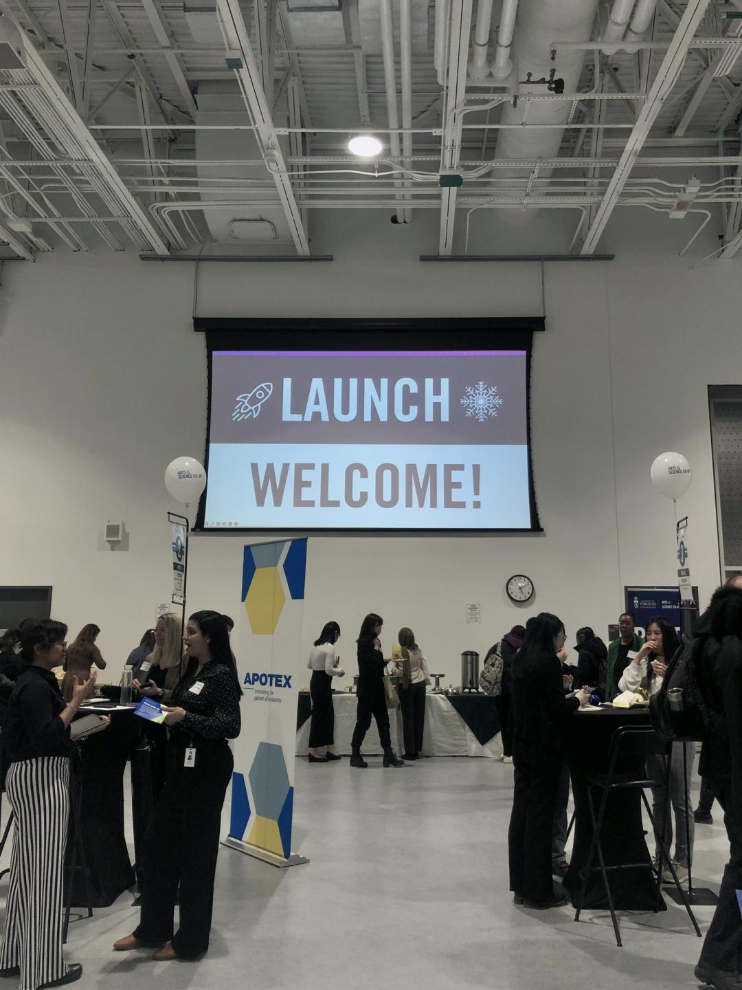 Students participating in a UTSC LAUNCH event. 