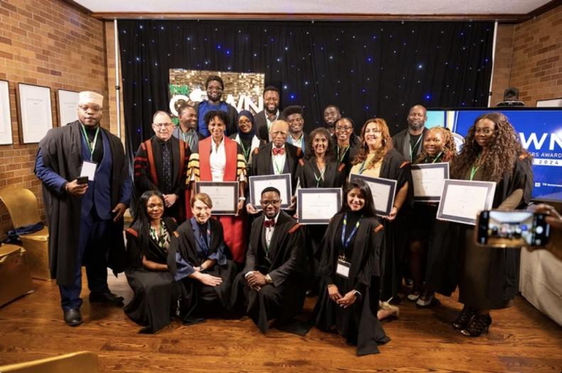 Group photo of African Scholar Award recipients