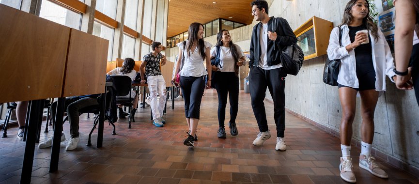 Students walking on the UTSC campus