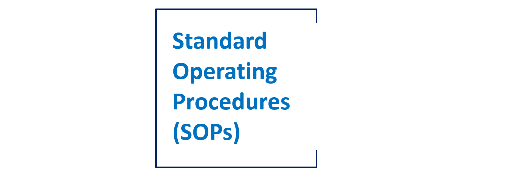 Standard Operating Procedures 
