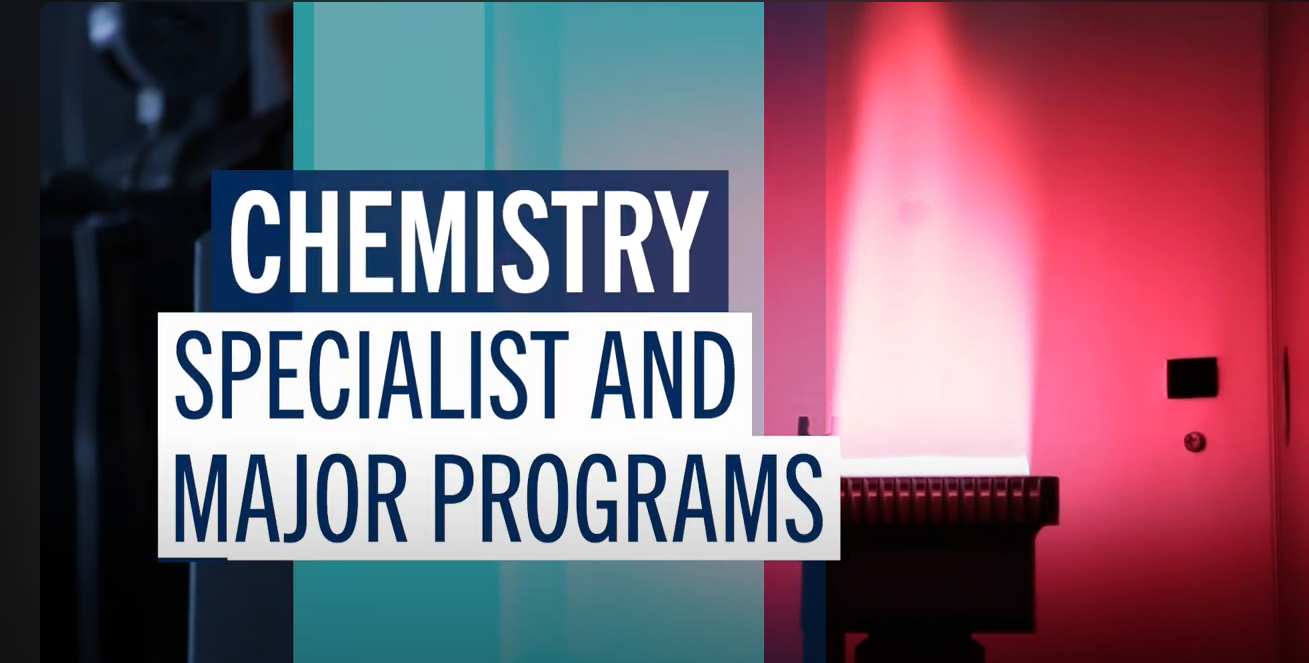 Chemistry Specialist and Major Programs