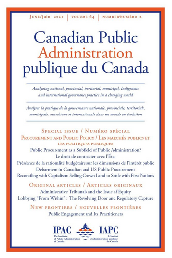 Just a business decision? Debarment in public procurement in Canada and the United States