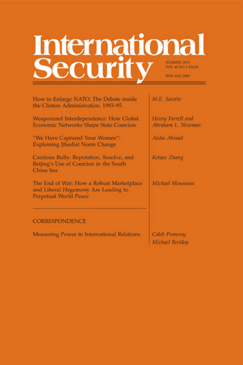 International Security Journal Cover